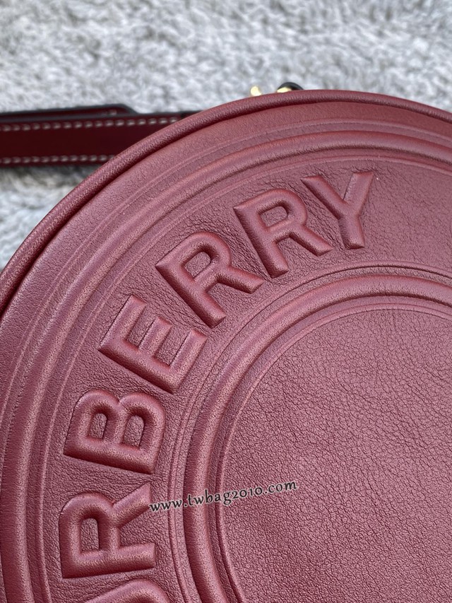 Burberry專門店新款圓形Louise圓餅路易絲包 巴寶莉鞣制皮革女士斜挎小圓形包 yxb1486